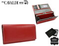 Červená dámska peňaženka CAVALDI RD-23
