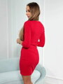 Červené dámske mini 9423 šaty 