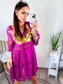 Trendy dámska tunika vo fialovej farbe 
